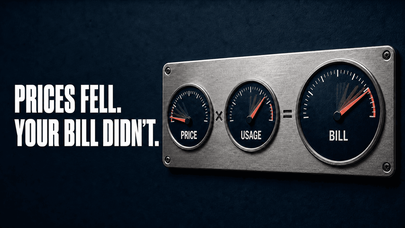 Prices Fell. Your Bill Didn't.